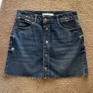 Zara button up skirt